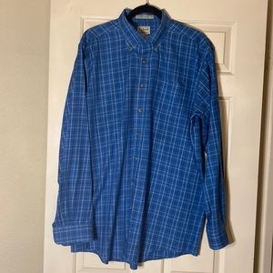 L.L.Bean L-tall wrinkle free traditional fit long sleeve bottom down‎ shirt